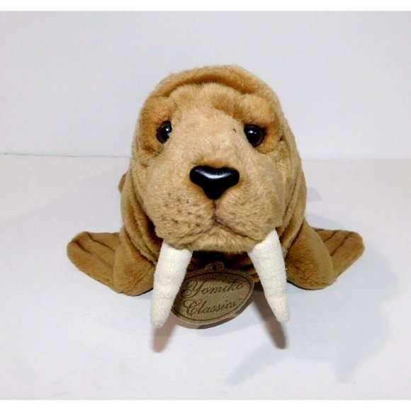 Russ Yomiko Classics 15" Plush Brown Walrus Stuffed Toy animal - Picture 2 of 8